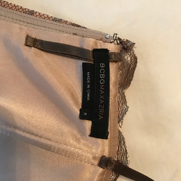 BCBG MaxAzria Strapless Lace Dress - Picture 7 of 8